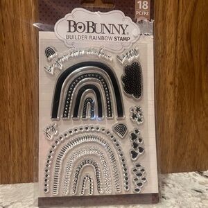 BoBunny Builder Rainbow Stamp Set